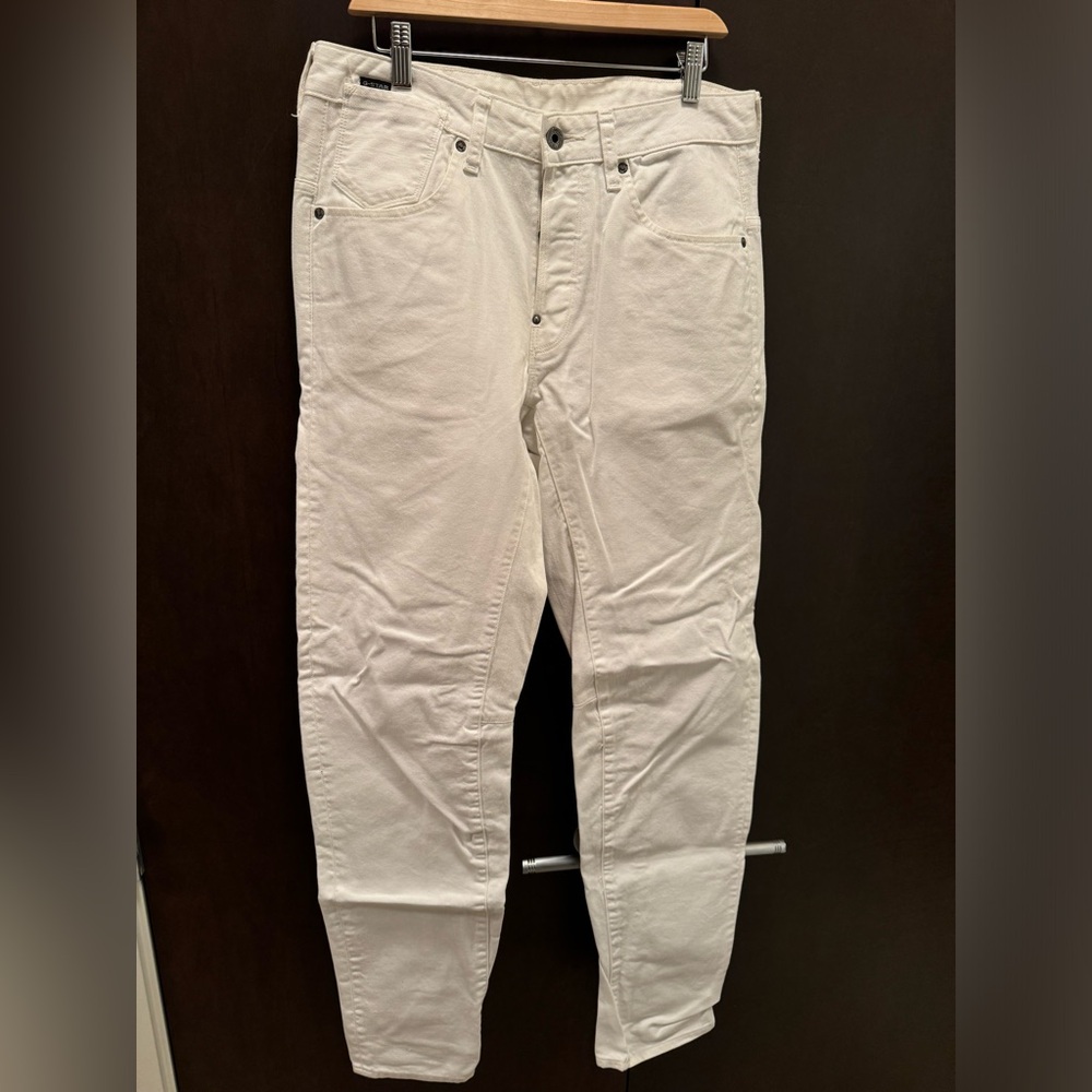G-star Denim - white A-Frame style jeans